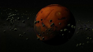 4K火星与小行星