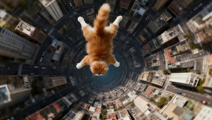 猫咪坠落
