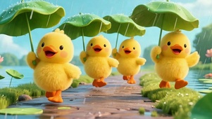 快乐的小黄鸭4K
