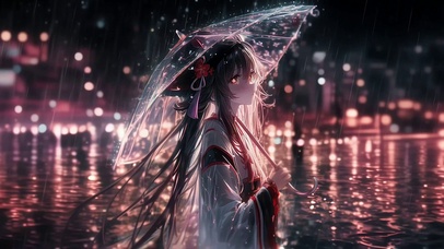胡桃丨雨落灯华丨