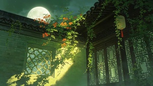 墙角的月光