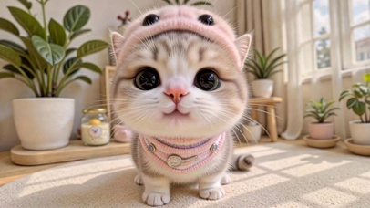 阳光客厅里的小猫咪