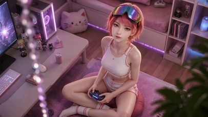 粉发甜酷电竞美少女佐娅
