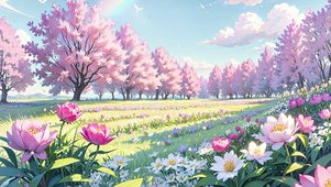 烂漫花丛