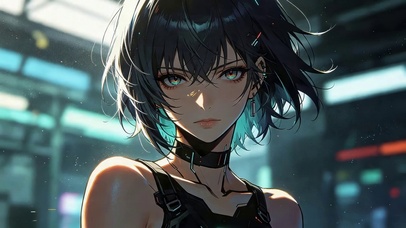 赛博风女孩