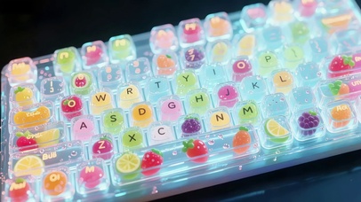 炫彩缤纷水果键盘