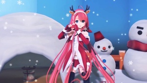 MMD雪花少女