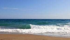 慢镜头海浪