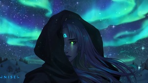 北极光少女