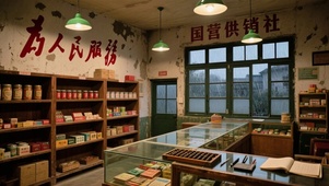【雨景】儿时的商店