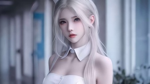 白发少女