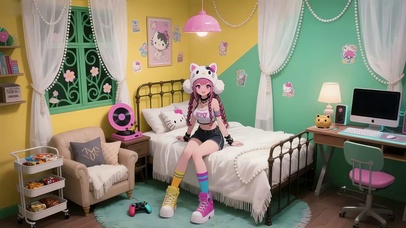 喵喵女孩