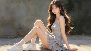 可爱清纯女孩
