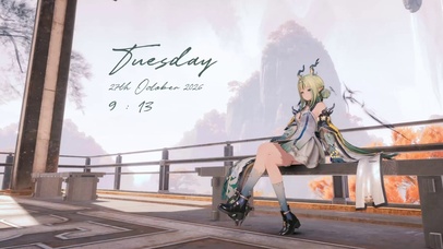 古风少女 仙侠山水