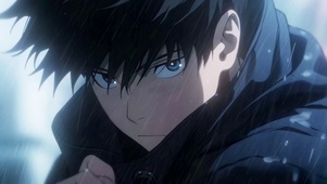 雨中少年