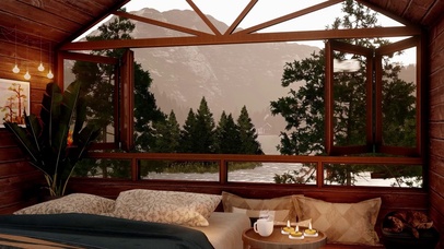 舒适的山林小屋