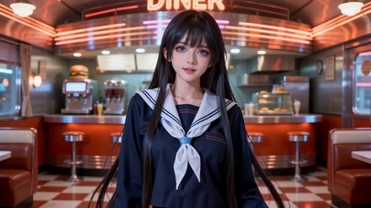 餐厅舞蹈女孩