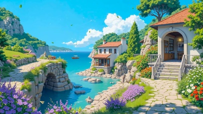 治愈海边小屋