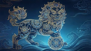 桌面辟邪 狮子图腾