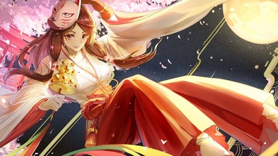 热门巫女动态桌面壁纸图片 热门动态壁纸下载 元气壁纸