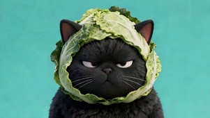 包菜头猫咪