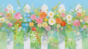 小清新鲜花盛开