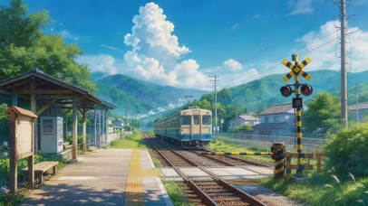 乡村的火车