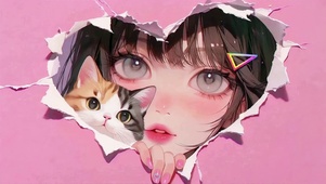 少女与猫