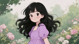 花丛少女