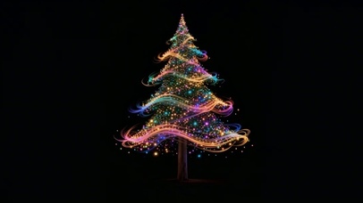 唯美梦幻圣诞树