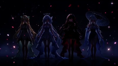舞台上的少女们