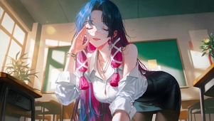 制服美女哥伦比娅