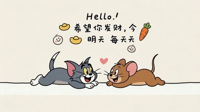 希望你发财