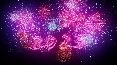 2023年兔年新年快乐烟花