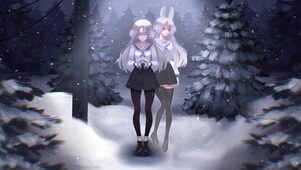 两个少女