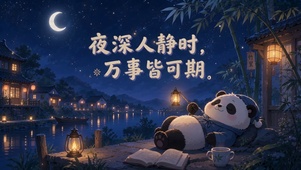 安静治愈小熊猫