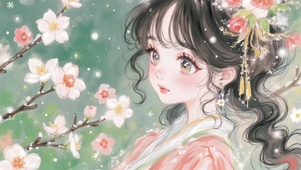 雪枝粉衣仙子