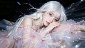 治愈长裙女孩