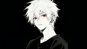 白发少年