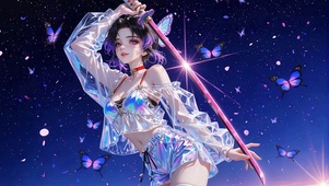 炫彩持剑少女蝴蝶忍