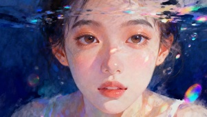 水中女孩