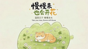 慢慢来也会开花
