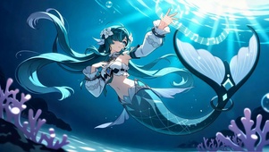 海底蓝调人鱼-沃雅妮莎