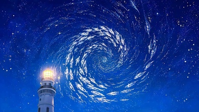 夜景星塔
