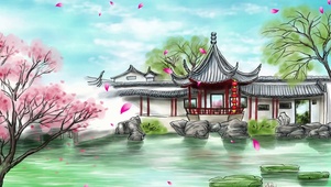 水墨画风景