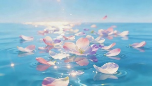 水面花瓣