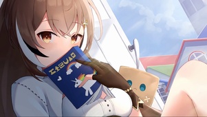 看书的女孩