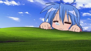 Konata sleeping