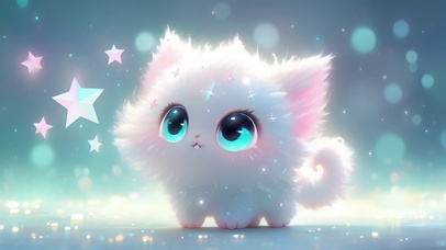 超萌小猫与星星