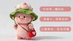 吃饱睡好生活美好